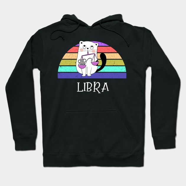 Cat Horoscope Libra Hoodie by kooicat